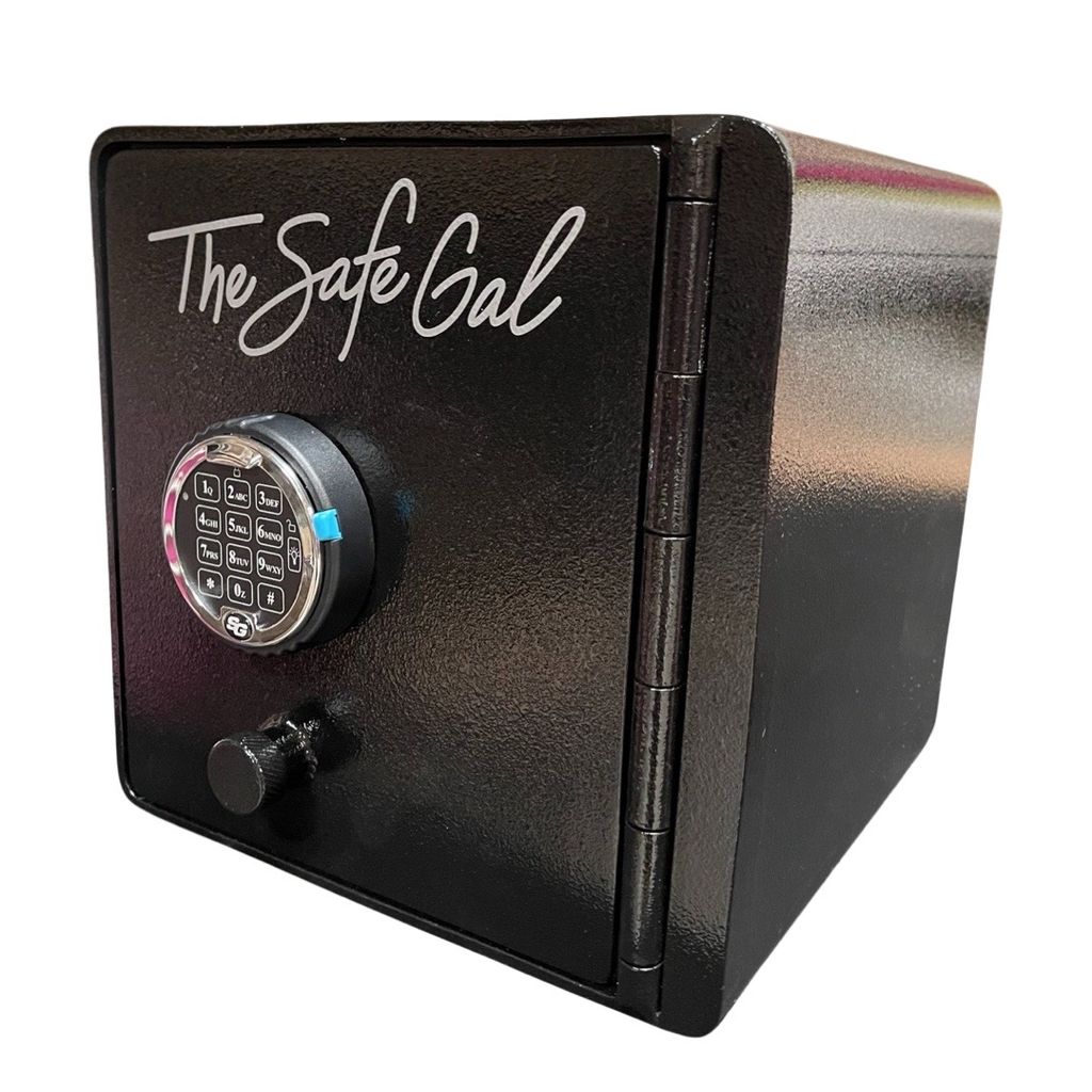 12x12x12 black safe-side facing, closed